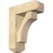 Ekena Millwork Westlake Craftsman Rough Sawn Bracket w/ Offset Brace, Douglas Fir, 6"W x 16"D x 20"H BKT0604X16X20WTL04RDF - alternate 1